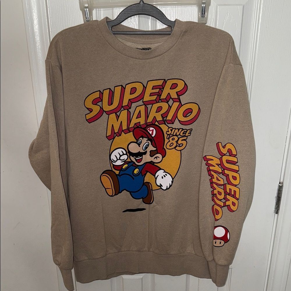 Super Mario Tan Sweater